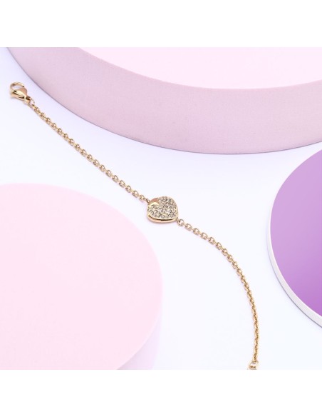 Bracciale Morellato Talismani Donna con Cuore e Cristalli (SAVZ18)