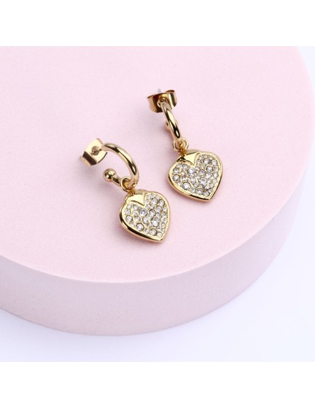 Orecchini Morellato Talismani Donna Pendenti con Cuore e Cristalli (SAVZ15)