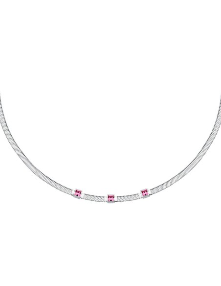Collana Morellato Gioia Donna Silver con Cristalli Rosa (SAVY27)