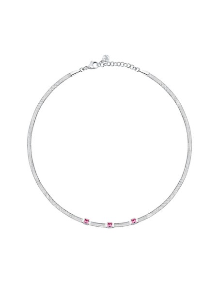 Collana Morellato Gioia Donna Silver con Cristalli Rosa (SAVY27)
