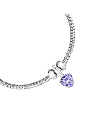 Bracciale Morellato Drops Donna con Cuore Viola...
