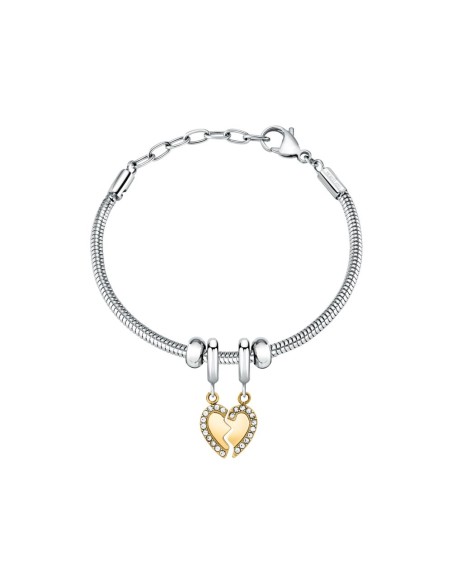 Bracciale Morellato Drops Donna con Cuore e Cristalli (SCZ1373)