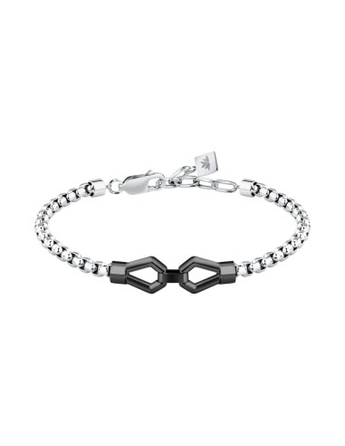 Morellato Motown – Bracciale Uomo Silver e Nero...