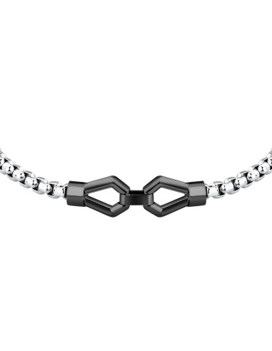 Morellato Motown – Bracciale Uomo Silver e Nero...