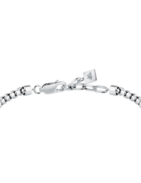 Morellato Motown – Bracciale Uomo Silver e Nero (SALS91)