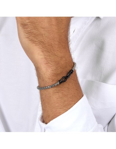 Morellato Motown – Bracciale Uomo Silver e Nero...