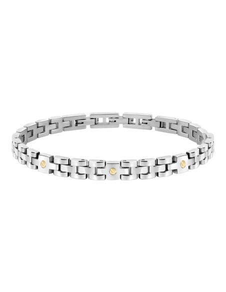 Bracciale Morellato Gold Uomo Acciaio Silver con Oro (SATM05)