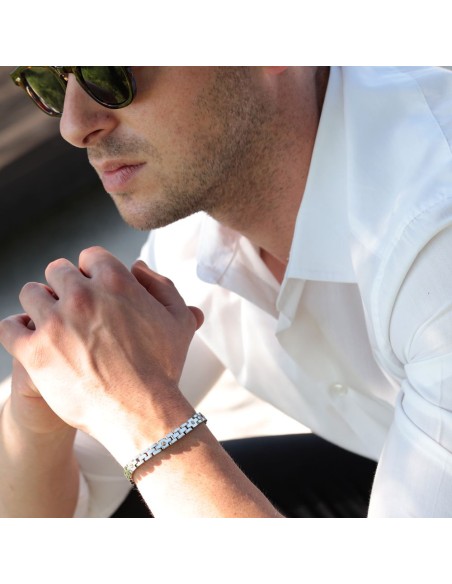 Bracciale Morellato Gold Uomo Acciaio Silver con Oro (SATM05)
