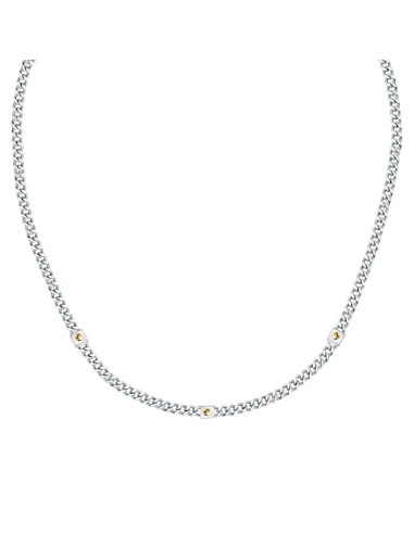 Collana Morellato Gold Uomo Acciaio Silver con...