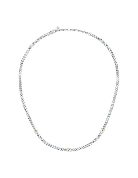 Collana Morellato Gold Uomo Acciaio Silver con Oro (SATM21)