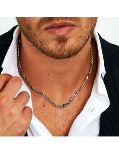Collana Morellato Gold Uomo Acciaio Silver con...