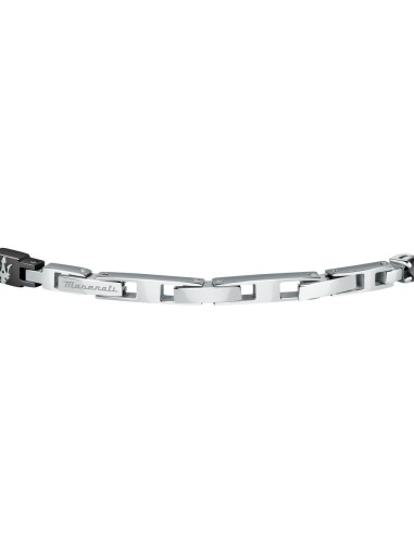 Maserati – Bracciale Uomo Acciaio con Zirconi...