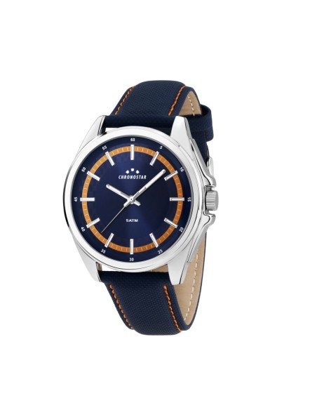 Chronostar Saturn – Orologio Uomo Pelle Blu (R3751327001)