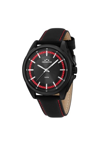 Chronostar Saturn – Orologio Uomo Nero / Rosso...