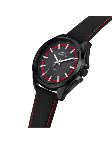 Chronostar Saturn – Orologio Uomo Nero / Rosso...