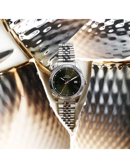 Chronostar Daily – Orologio Uomo Silver con Quadrante Verde (R3753312007)
