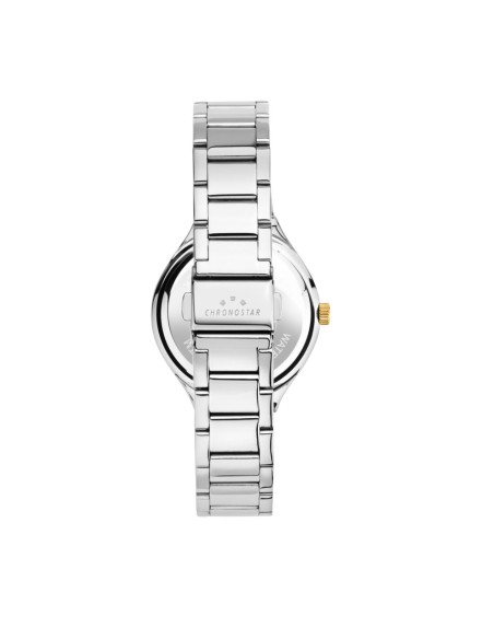Chronostar Design – Orologio Uomo Acciaio Bicolore Nero (R3753320001)