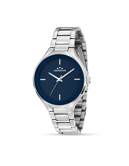 Chronostar Design – Orologio Uomo Acciaio con Quadrante Blu (R3753320002)