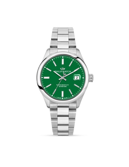 Philip Watch Caribe – Orologio Uomo Acciaio Verde (R8253597643)