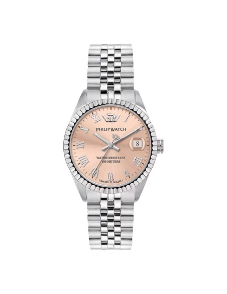Philip Watch Caribe – Orologio Donna Silver Quadrante Rosa (R8253597609)