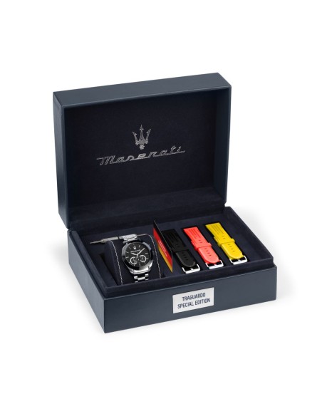 Maserati Traguardo – Cronografo Uomo con Quadrante Nero (R8873612062)