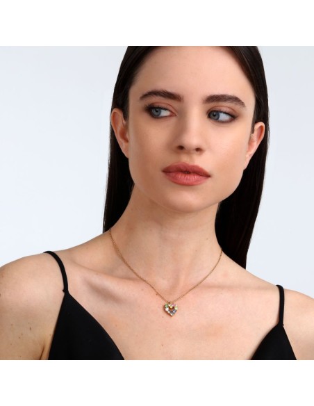 Morellato Colori – Collana Donna Cuore Multicolor Dorata (SAVY06)