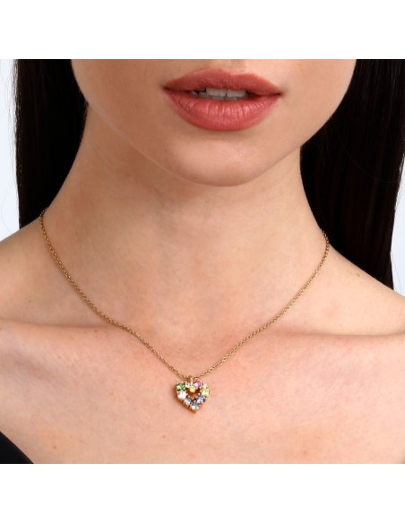 Morellato Colori – Collana Donna Cuore Multicolor Dorata (SAVY06)