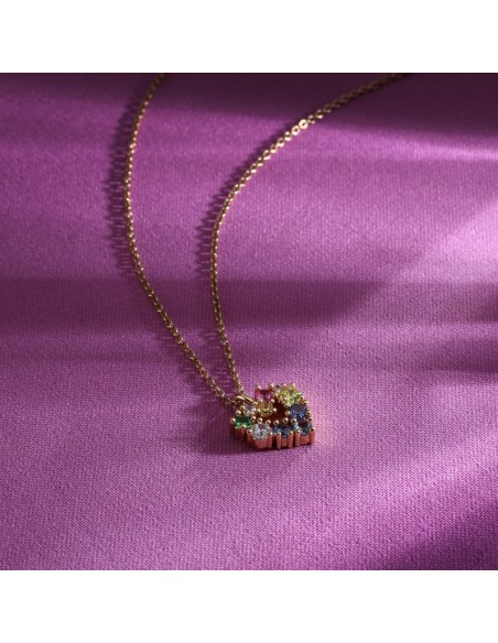 Morellato Colori – Collana Donna Cuore Multicolor Dorata (SAVY06)