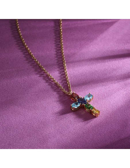 Morellato Colori – Collana Donna Dorata Croce (SAVY02)
