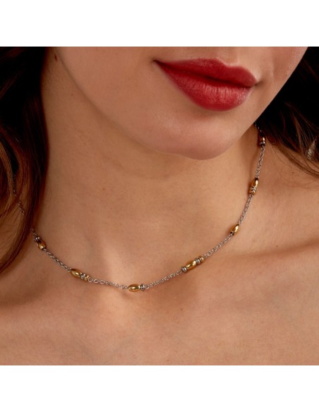 Morellato Colori – Collana Donna Bicolore Silver e Oro (SAXQ04)
