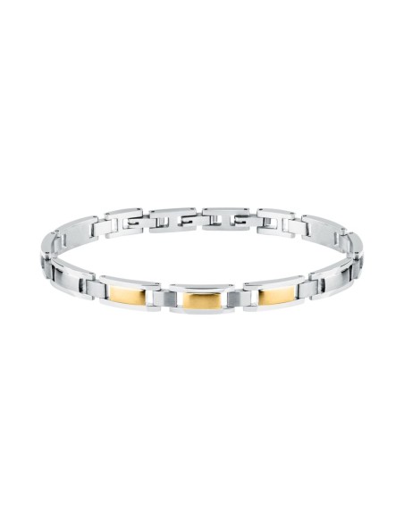 Sector Energy – Bracciale Uomo Acciaio Dettagli Dorati  (SAFT91)
