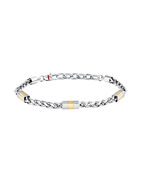 Sector Energy – Bracciale Uomo Acciaio Dettagli Dorati  (SAFT95)