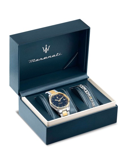 Maserati Competizione Acciaio e Oro Giallo con Datario (R8853100033)