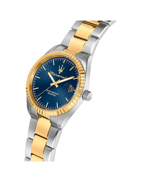 Maserati Competizione Acciaio e Oro Giallo con Datario (R8853100033)