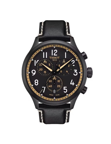 Tissot T-Sport XL Cronografo Uomo Nero con Dettagli Oro (T1166173605202)