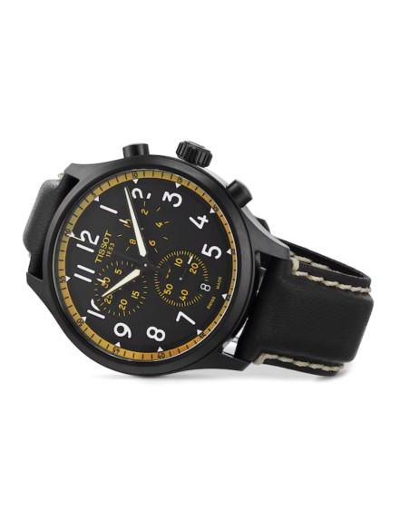 Tissot T-Sport XL Cronografo Uomo Nero con Dettagli Oro (T1166173605202)