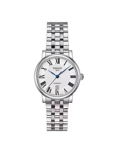 Tissot Carson Automatic – Orologio Donna Silver con Bracciale in Acciaio (T1222071103300)