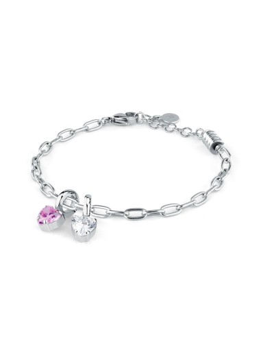 Bracciale Morellato Drops Silver con Cuori...