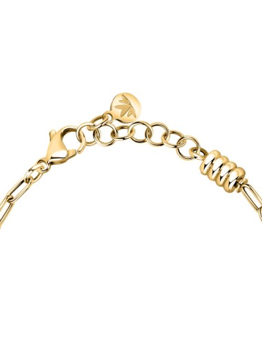 Bracciale Morellato Drops Gold con Zircone Rosa...