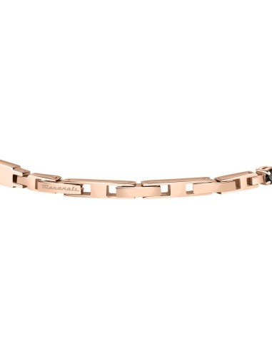 Maserati Jewels – Bracciale Uomo Rose Gold Nero...
