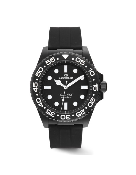 Lorenz Ocean Club – Orologio Uomo TR90 Nero Silicone (30268AA)