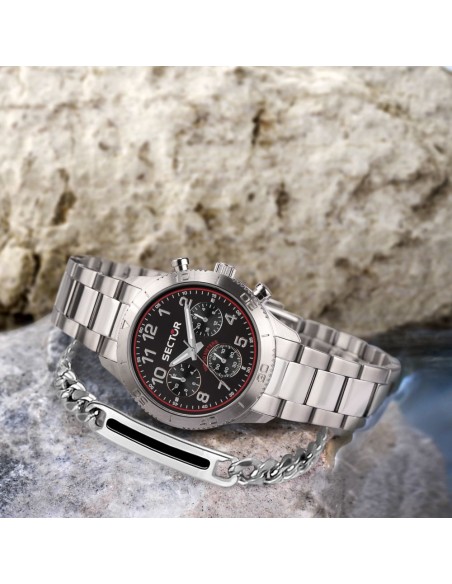 Sector 270 – Orologio Uomo Nero Multifuzione con Bracciale (R3253578020)