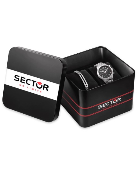 Sector 270 – Orologio Uomo Nero Multifuzione con Bracciale (R3253578020)