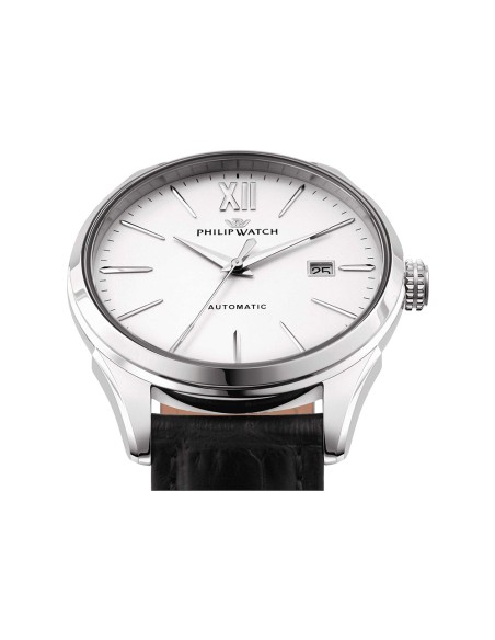 Philip Watch Roma – Orologio Automatico Uomo Bianco Pelle (R8221217008)