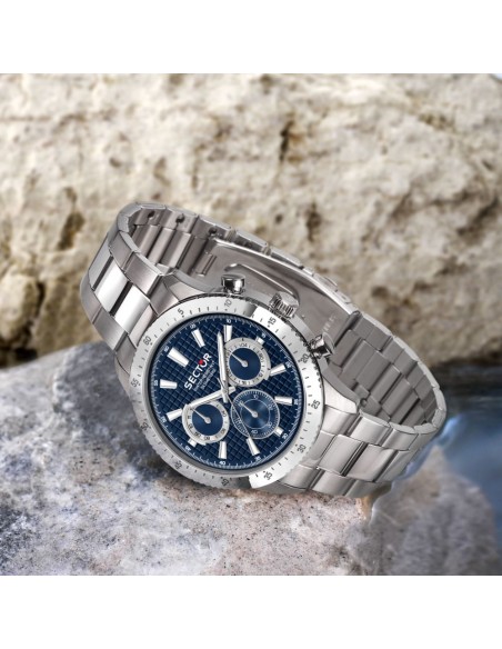 Sector 270 – Orologio Cronografo Uomo Blu Acciaio (R3253578022)