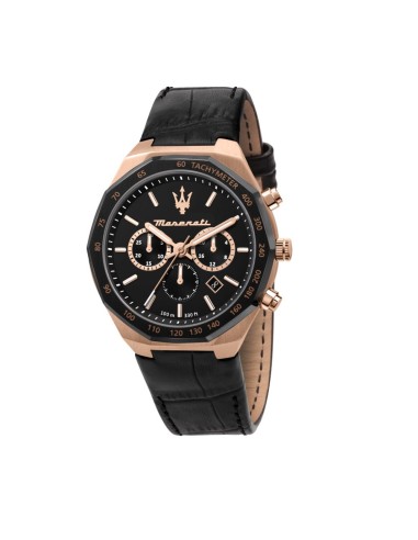 Maserati Stile – Cronografo Uomo Nero Rose Gold...