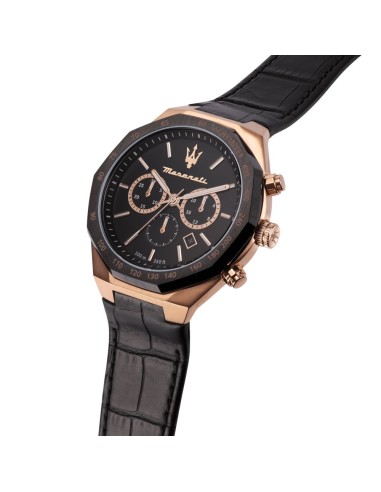 Maserati Stile – Cronografo Uomo Nero Rose Gold...