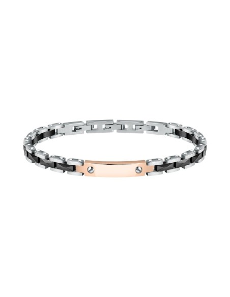 Sector Ceramic – Bracciale Uomo Acciaio Ceramica Rose Gold (SALS79)