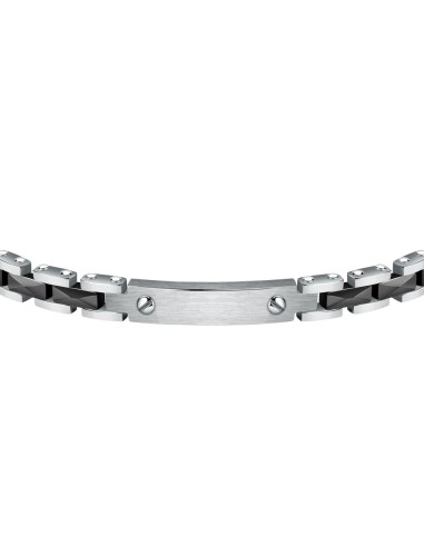 Sector Ceramic – Bracciale Uomo Acciaio e...