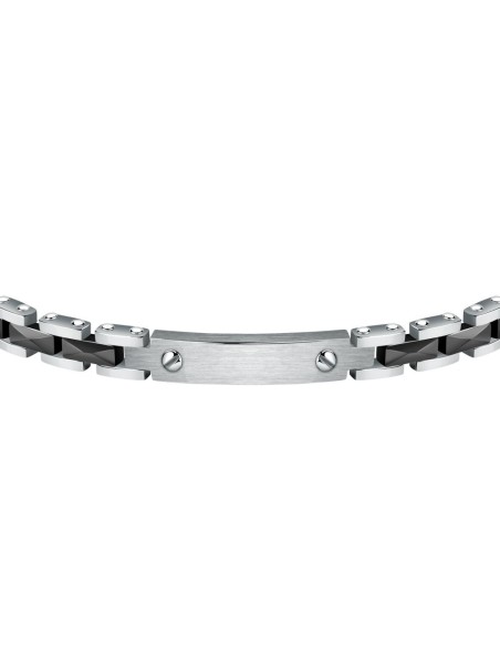Sector Ceramic – Bracciale Uomo Acciaio e Ceramica Nero (SAFR34)
